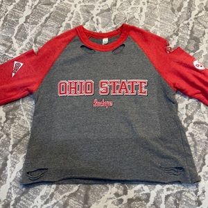 Ohio State Distressed Sweatshirt